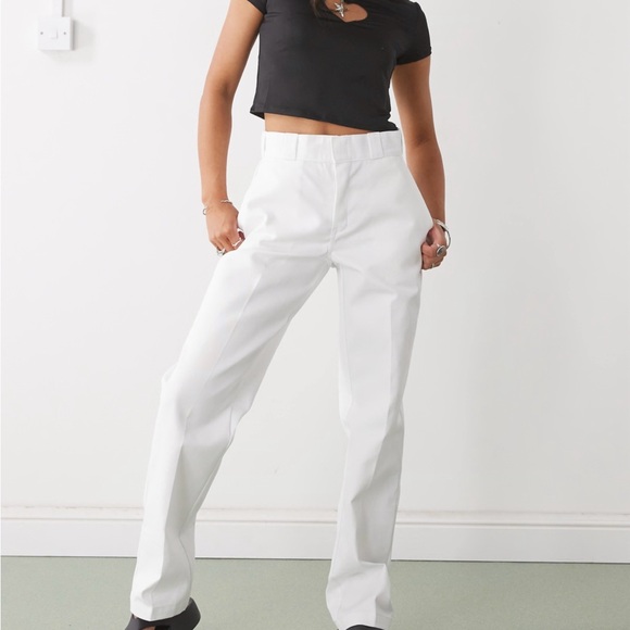 Dickies White Women's 874 Work Pants - Picture 6 of 11